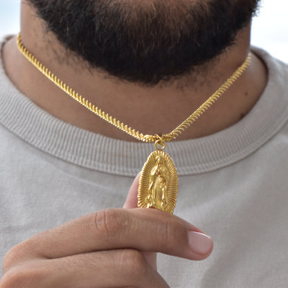 Cadena + Dije Virgen Guadalupe