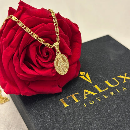 Cadena + Dije Virgen