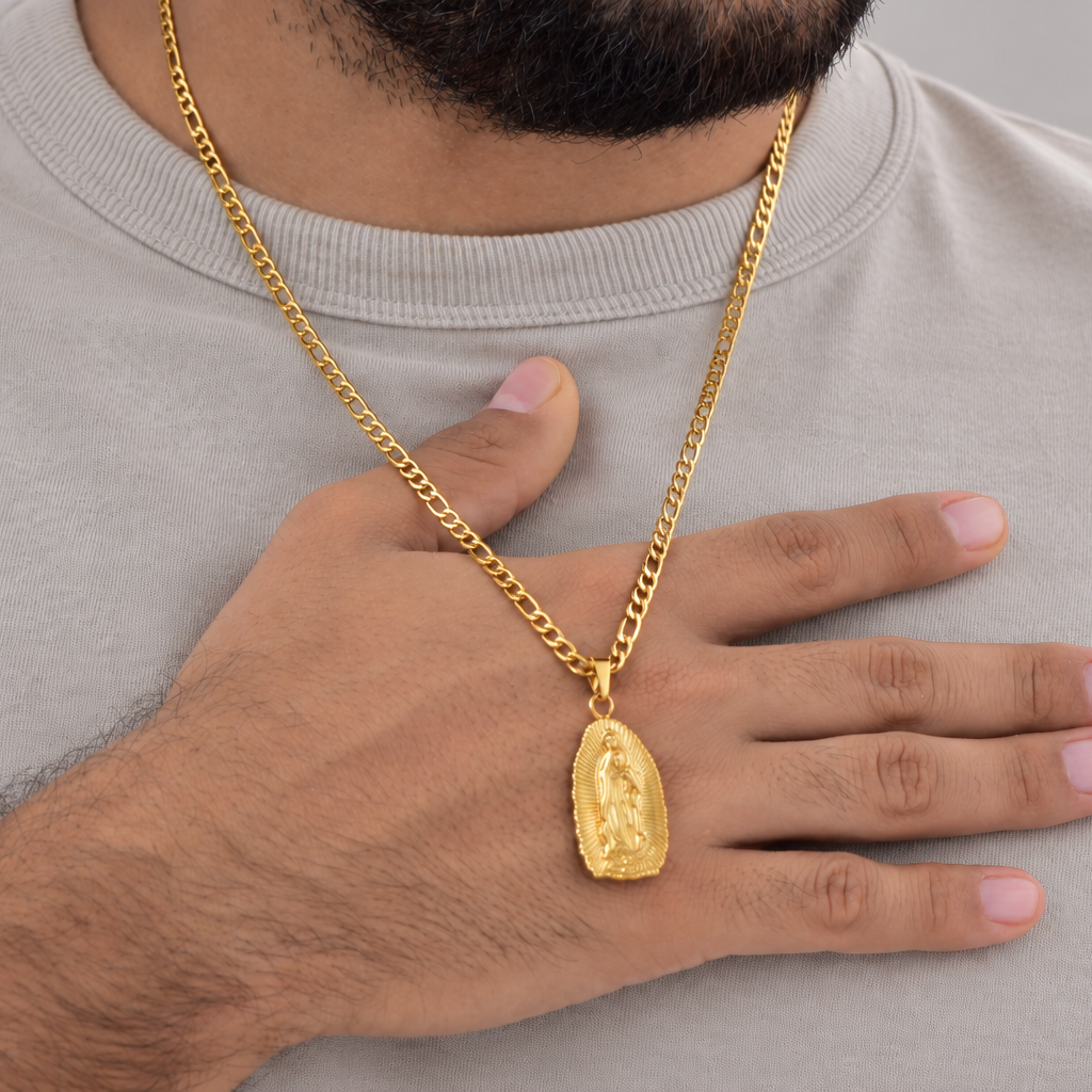 Cadena + Dije Virgen Guadalupe