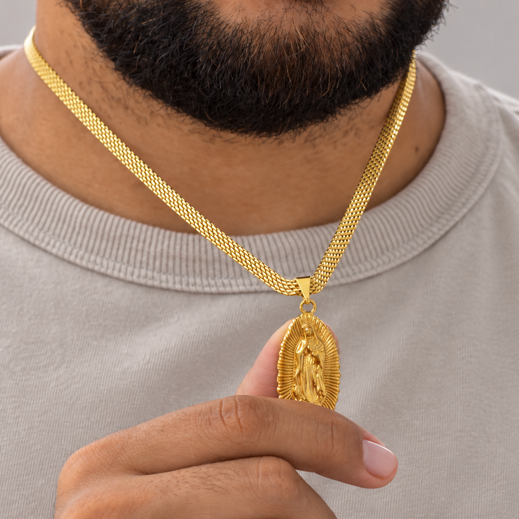 Cadena + Dije Virgen Guadalupe