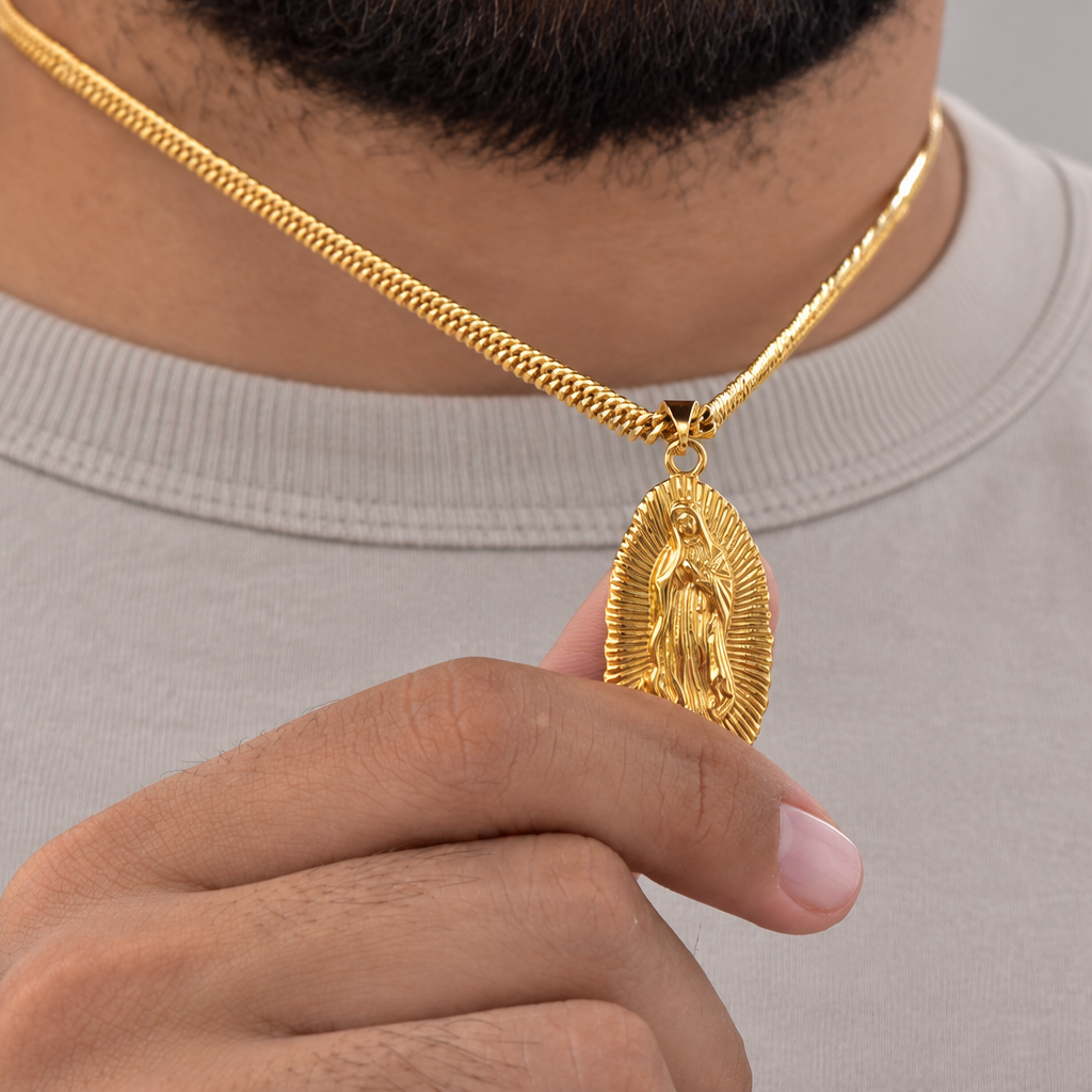 Cadena + Dije Virgen Guadalupe