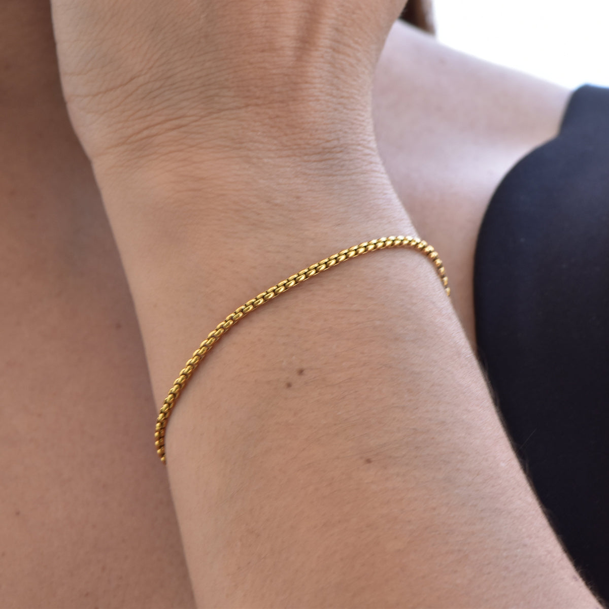 Pulsera Veneciana 2mm 18cm