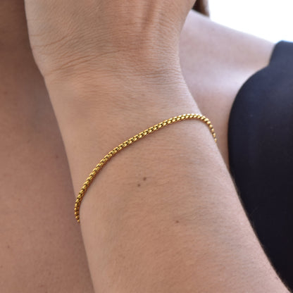 Pulsera Veneciana 2mm 18cm