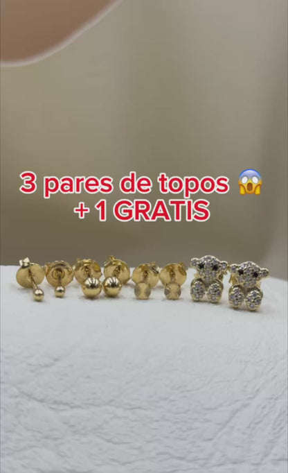 Set 3 pares de topos Balín + topos Regalo