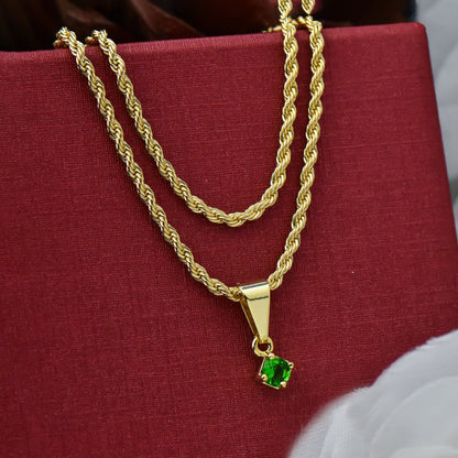 Cadena Lazo 65cm + Dije Unique